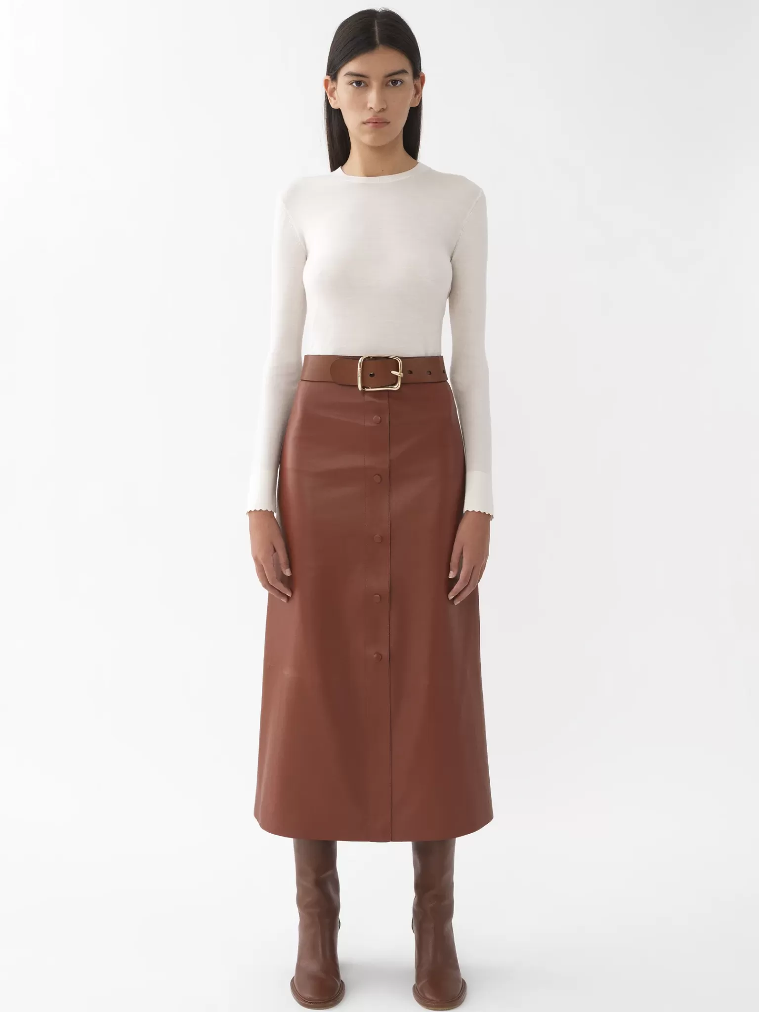 Femme Chloé Pull Col Rond